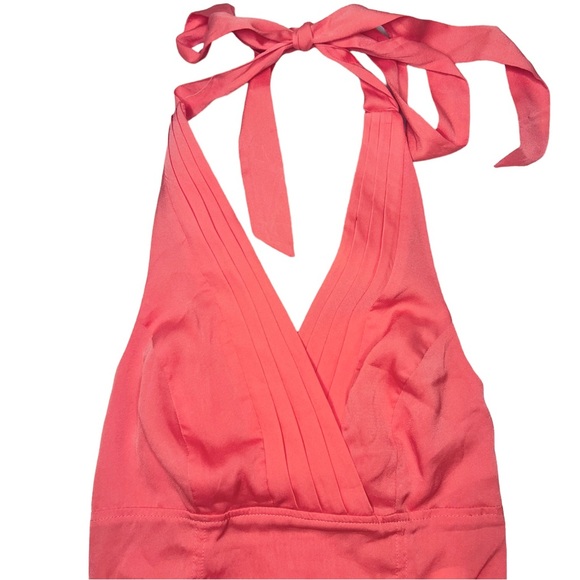Y2k XOXO Peach Halter Slimming Backless Top - Picture 2 of 5